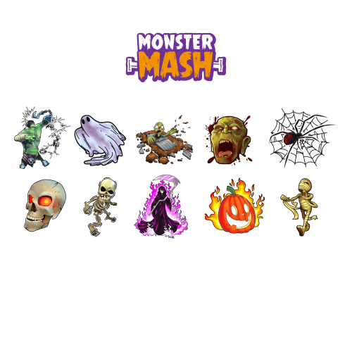 Temporary TATTOOS Monster Mash - flash vidéo