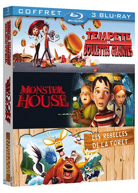 Tempête De Boulettes Géantes Monster House Rebelles De La Fôret [Blu-Ray]