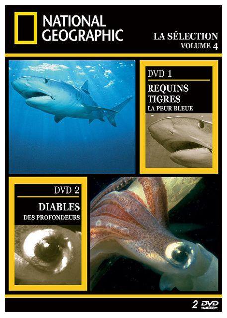 National Geographic, La Selection, Vol. 4 : Requins Tigres, La Peur Bleue Diables Des Profondeurs [DVD] - flash vidéo