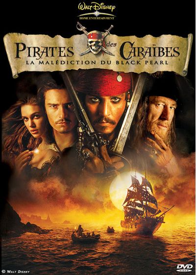 Pirates des caraibes 1 la malédiction du black pearl [DVD à la location]