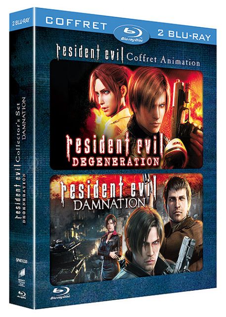 Coffret Resident Evil : Resident Evil Degeneration Resident Evil Damnation [Blu-Ray]