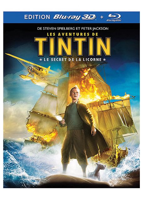 Les Aventures de Tintin le Secret de la Licorne [Blu-ray 3D à la Location]