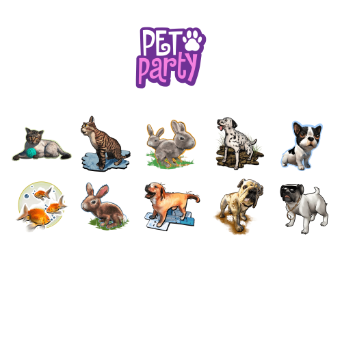 STICKERS Pet Party