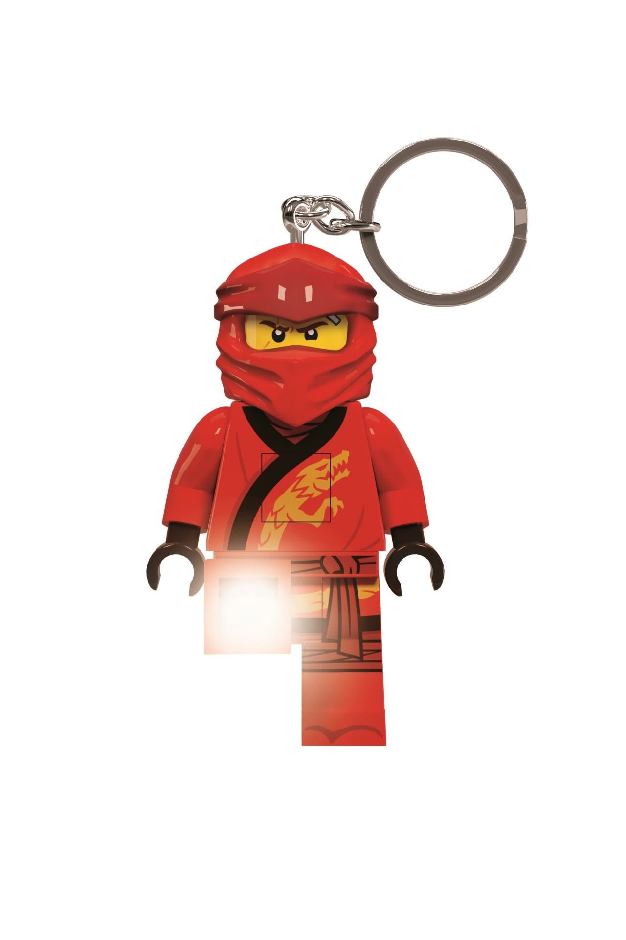 Porte-clés LED Lego Ninjago mini figurine Kai - flash vidéo