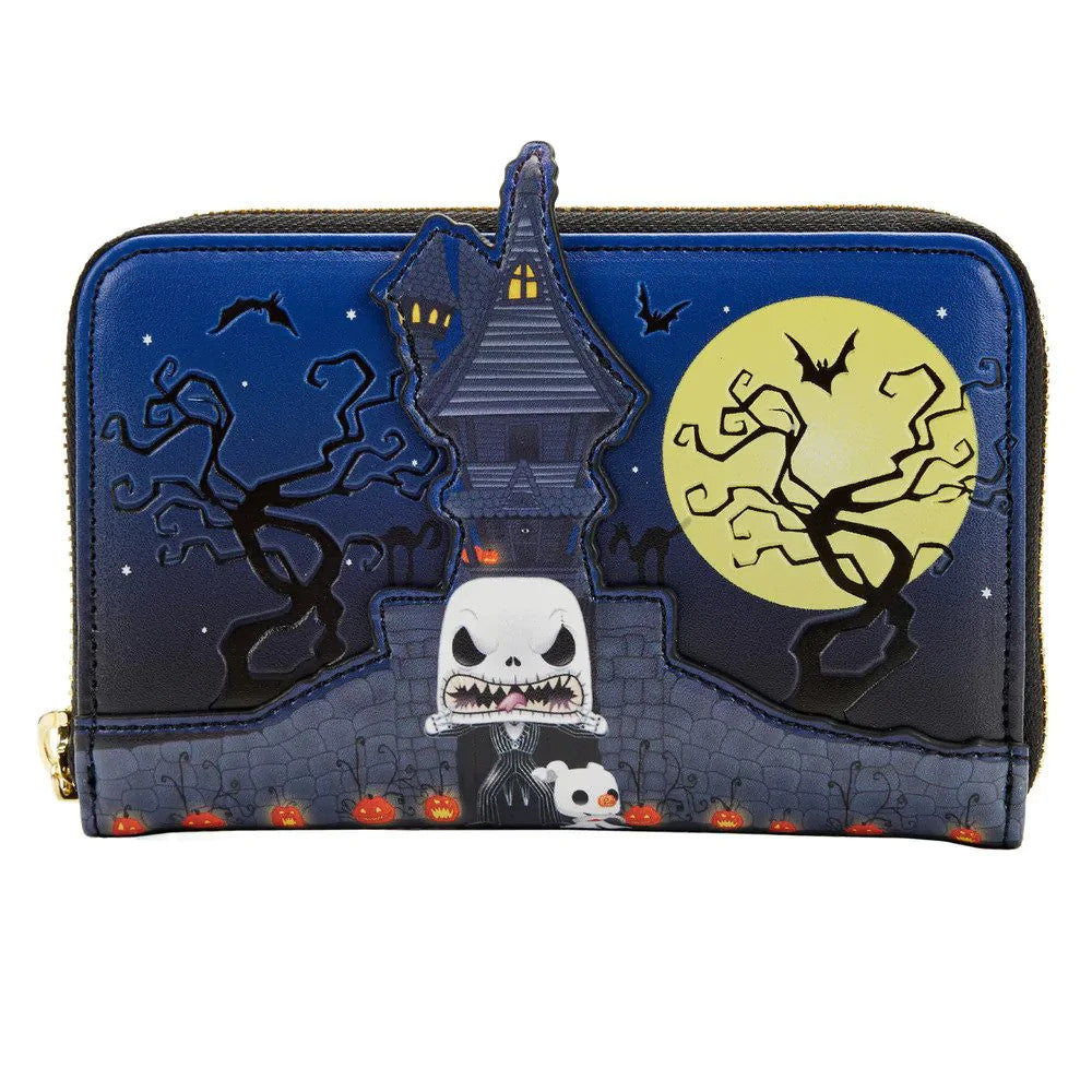 Loungefly: Pop! The Nightmare Before Christmas - Jack Skellington House Zip Around Wallet - CONFIDENTIAL ENG Merchandising - flash vidéo