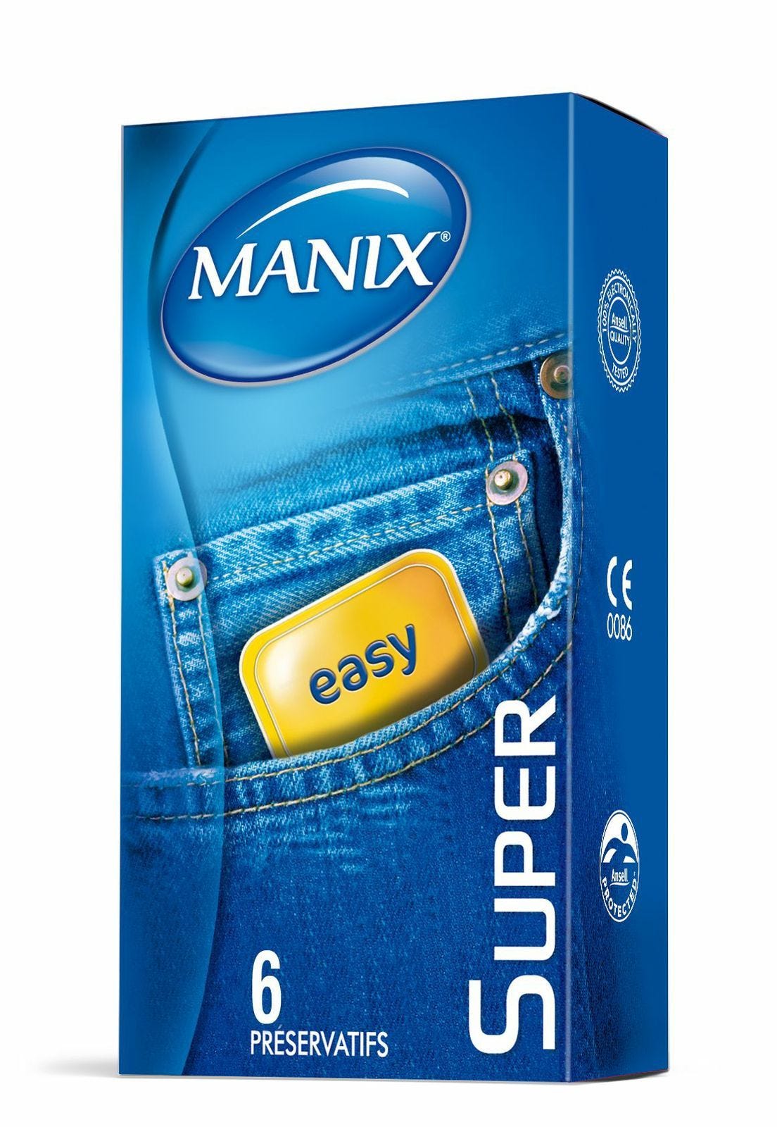 Marc Dorcel - Préservatifs Manix Super x 6 [Bien être et santé]