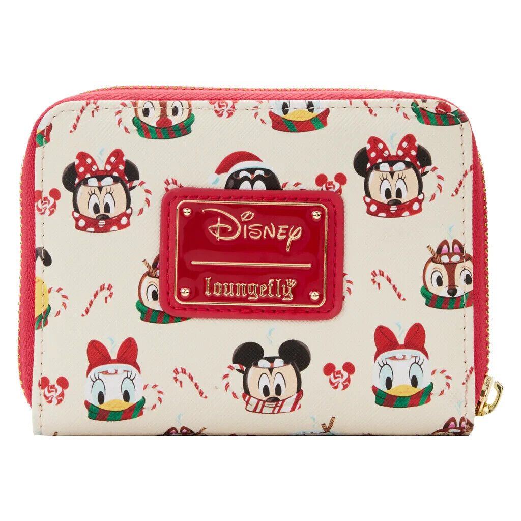 Loungefly: Disney Mickey & Minnie - Hot Cocoa Mugs Zip Around Wallet - flash vidéo