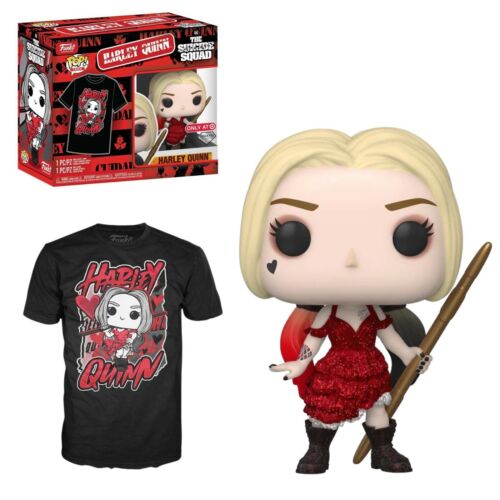 Funko Pop! & Tee: The Suicide Squad: Harley Quinn (Diamond Glitter) - XL - flash vidéo