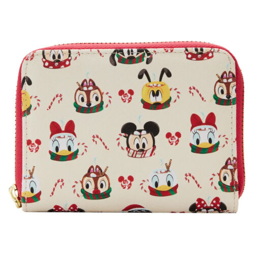 Loungefly: Disney Mickey & Minnie - Hot Cocoa Mugs Zip Around Wallet - flash vidéo