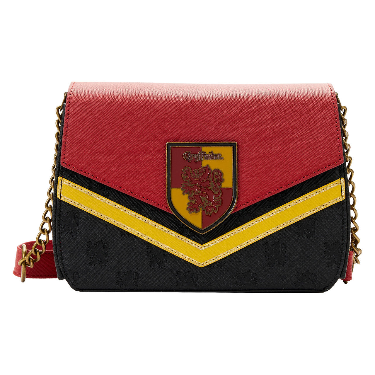 Loungefly: Harry Potter - Gryffindor Chain Strap Cross Body Bag - flash vidéo