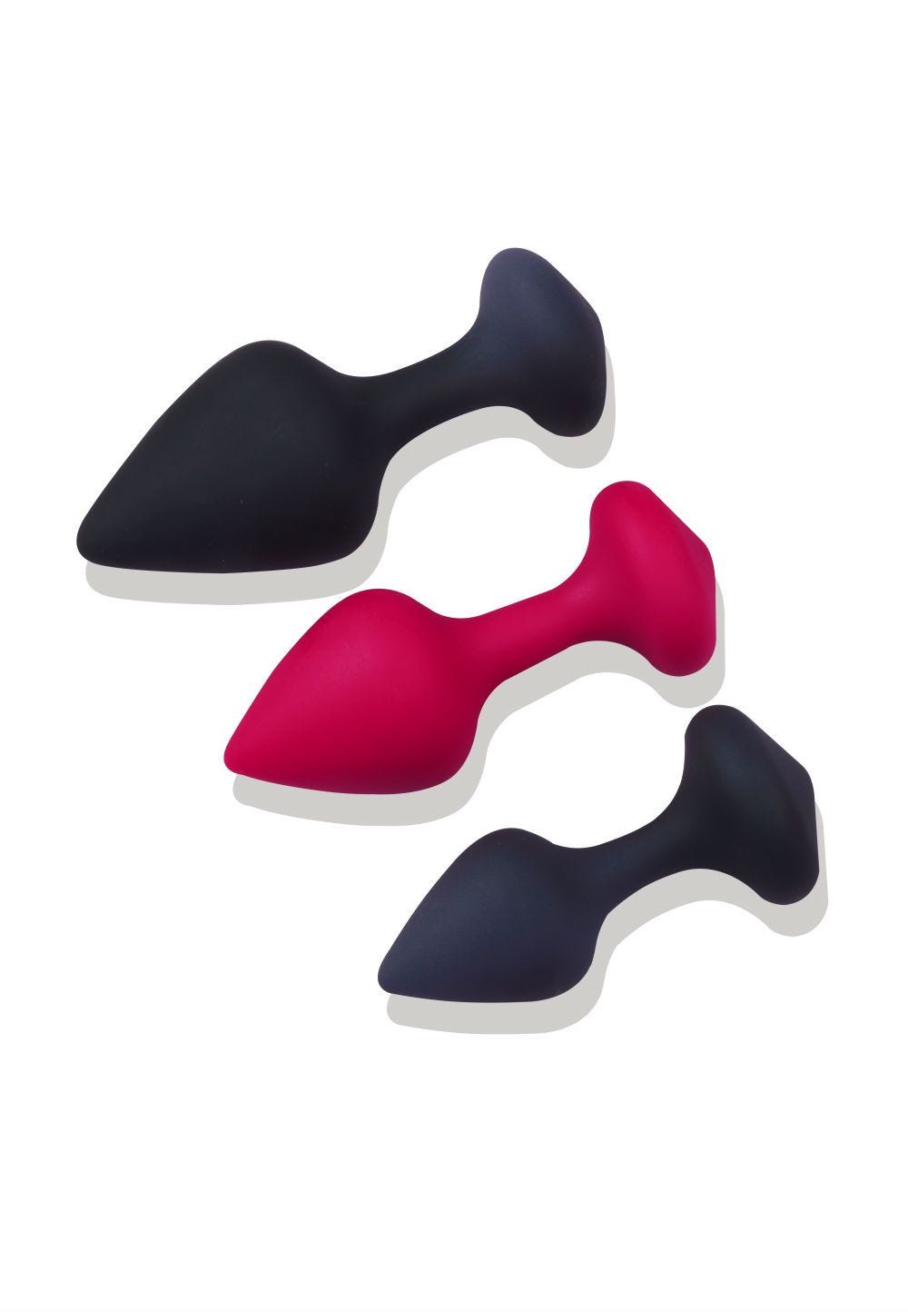 Set de 3 Plugs Anals Tricolore - L' As n°4 [Sextoys] - flash vidéo