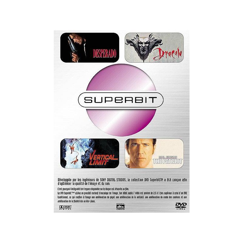 Superbit, Coffret 2 : Desperado / Dracula / Vertical Limit / The Patriot [DVD] - flash vidéo