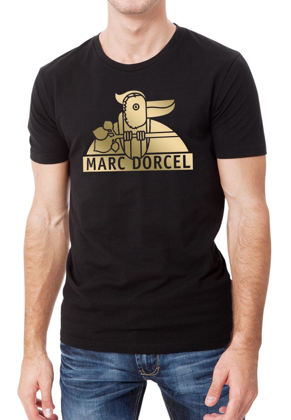 T-shirt Toucan Dorcel Or Homme
