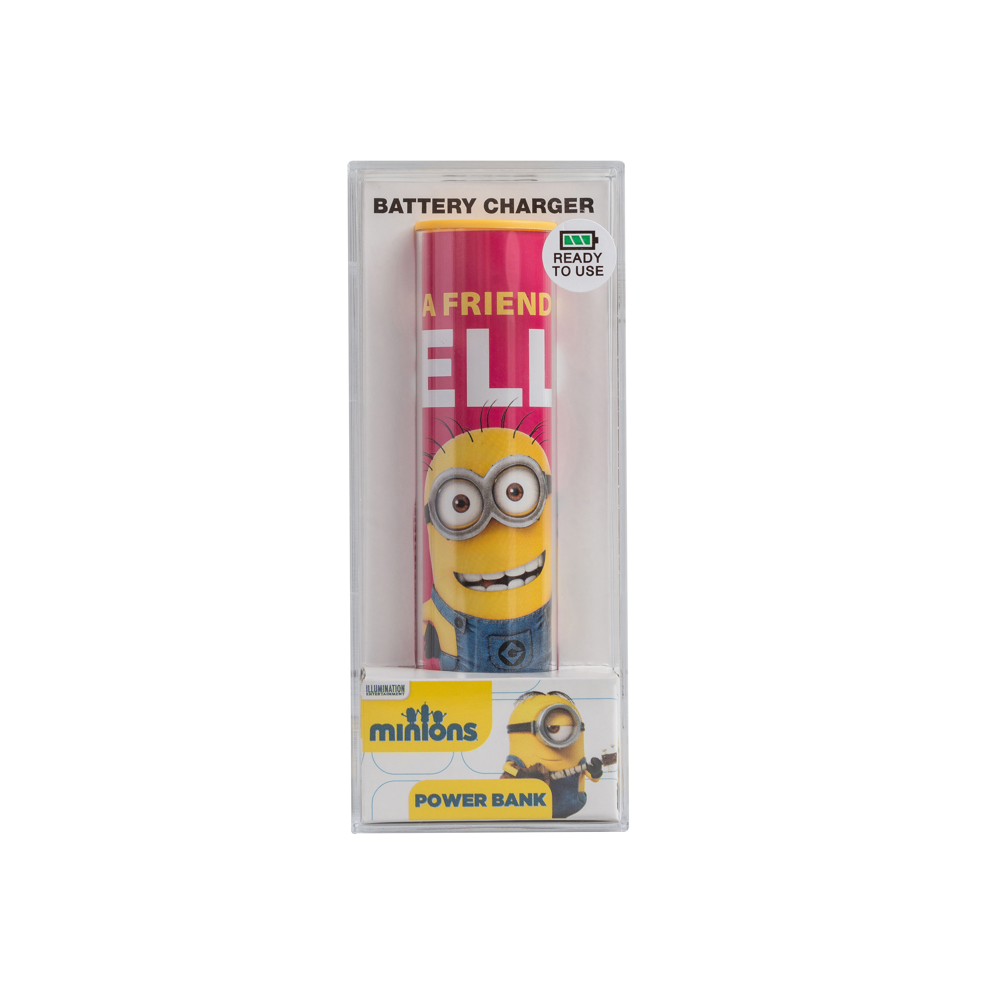 Tribe Minions - Power Bank Friendly 2600mAh - flash vidéo