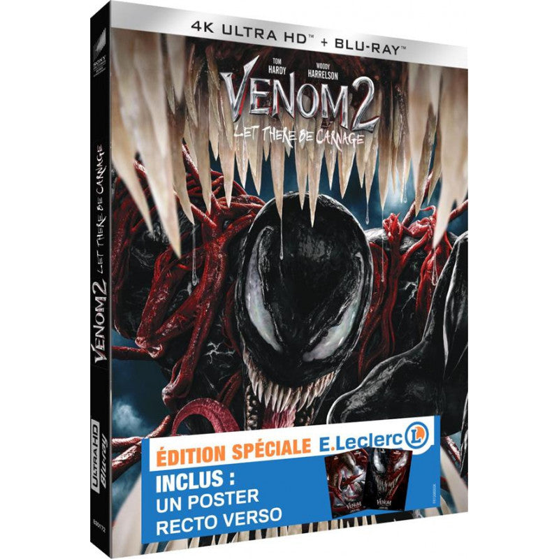 Venom 2 : Let There Be Carnage + Poster [Combo Blu-Ray, Blu-Ray 4K] - flash vidéo