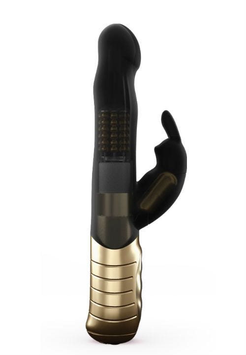 Vibromasseur Baby Rabbit Gold Rechargeable [Sextoys] - flash vidéo