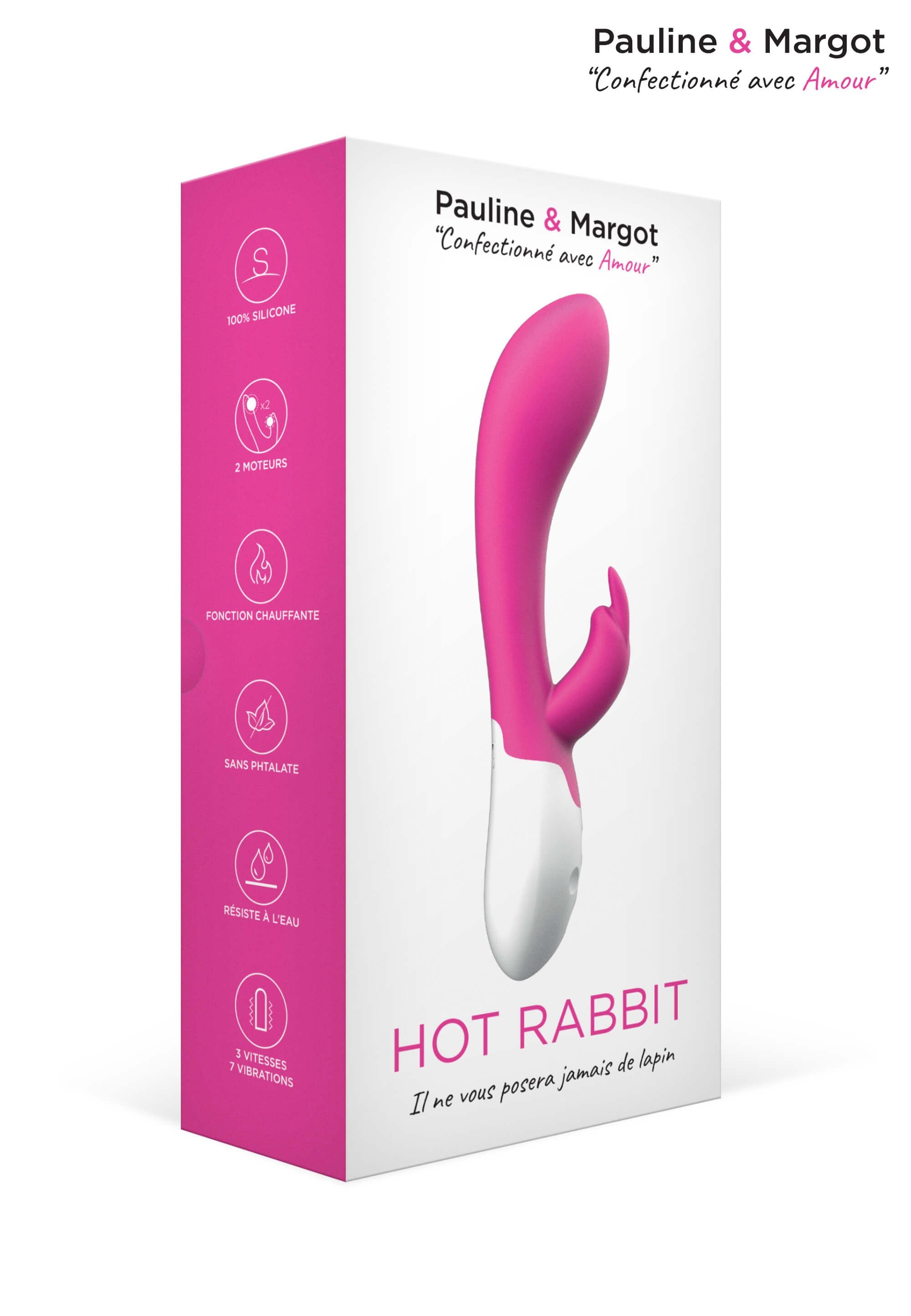 Vibromasseur Chauffant Hot Rabbit [sextoys]