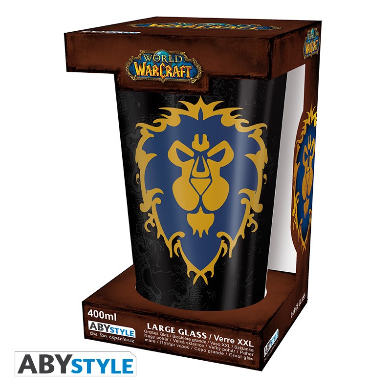 § World of Warcraft - Verre XXL Alliance 400ml - flash vidéo